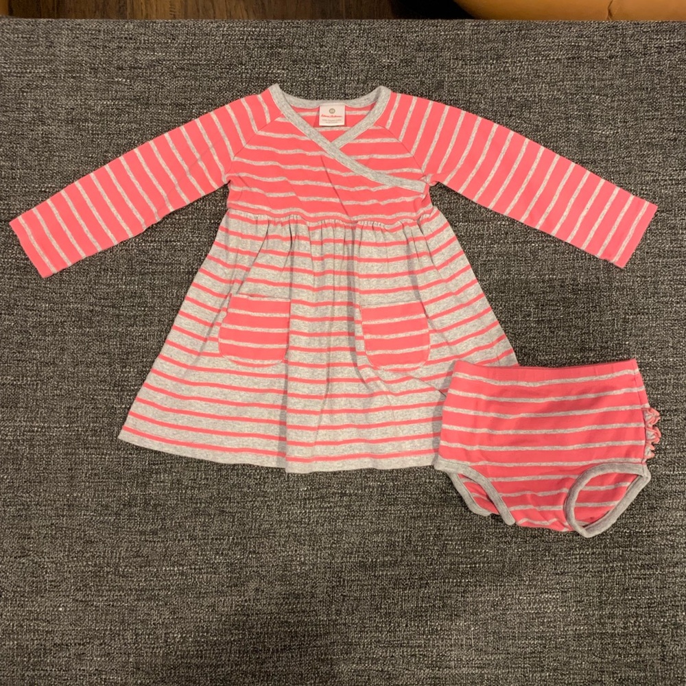 Hanna Andersson Striped Dress Set